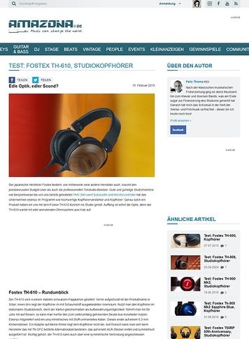 Amazona.de Fostex TH-610 Amazona.de Fostex TH-610