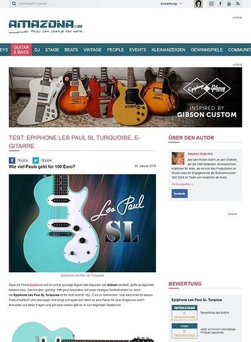 Amazona.de Epiphone Les Paul SL Amazona.de Epiphone Les Paul SL