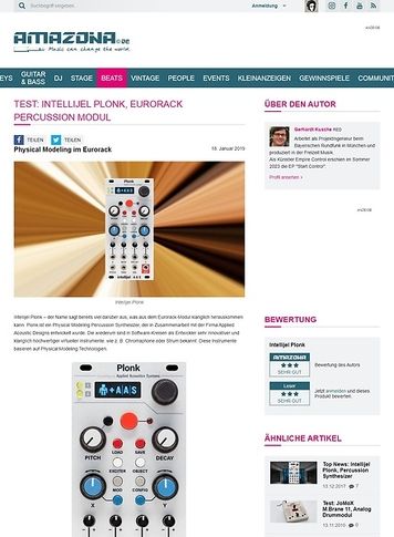 Amazona.de Intellijel Plonk Amazona.de Intellijel Plonk