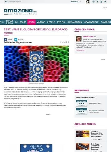 Amazona.de VPME Euclidean Circles V2 Amazona.de VPME Euclidean Circles V2