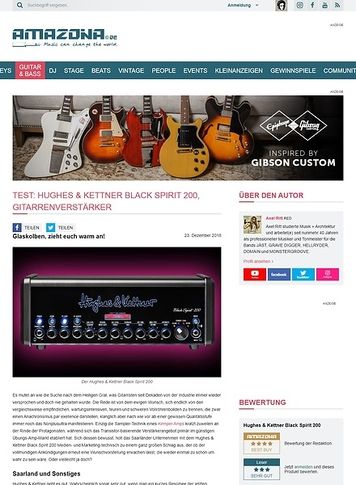 Amazona.de Hughes & Kettner Black Spirit 200 Amazona.de Hughes & Kettner Black Spirit 200