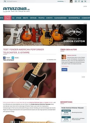 Amazona.de Fender American Performer Telecaster Amazona.de Fender American Performer Telecaster