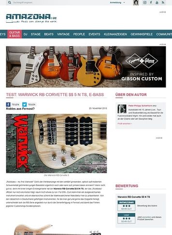 Amazona.de Warwick RB Corvette $$ 5 N TS Amazona.de Warwick RB Corvette $$ 5 N TS