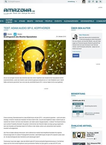 Amazona.de ADAM Audio SP-5 Amazona.de ADAM Audio SP-5