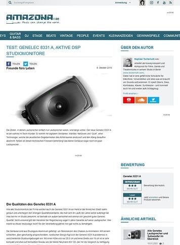 Amazona.de Genelec 8331 A Amazona.de Genelec 8331 A