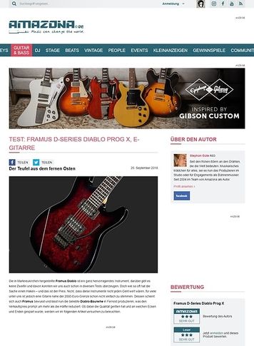 Amazona.de Framus D-Series Diablo Prog X Amazona.de Framus D-Series Diablo Prog X