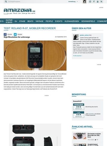 Amazona.de Roland R-07 Amazona.de Roland R-07
