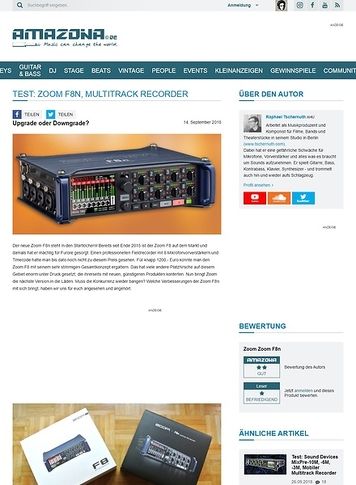Amazona.de Zoom F8n Amazona.de Zoom F8n