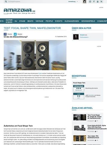 Amazona.de Focal Shape Twin Amazona.de Focal Shape Twin