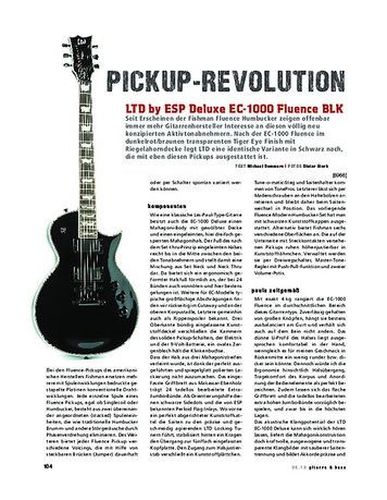 Gitarre & Bass LTD by ESP Deluxe EC-1000 Fluence BLK Gitarre & Bass LTD by ESP Deluxe EC-1000 Fluence BLK