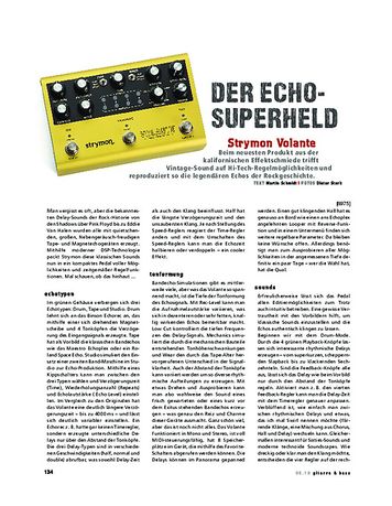 Gitarre & Bass Strymon Volante Gitarre & Bass Strymon Volante