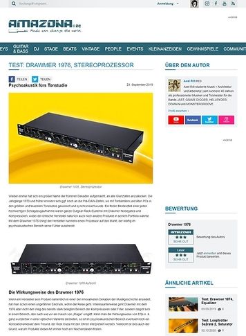 Amazona.de Drawmer 1976 Amazona.de Drawmer 1976