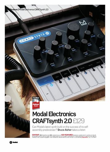 Future Music Modal Electronics CRAFTsynth 2.0 Future Music Modal Electronics CRAFTsynth 2.0