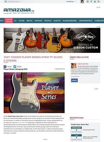 Amazona.de Fender Player Series Strat PF Amazona.de Fender Player Series Strat PF