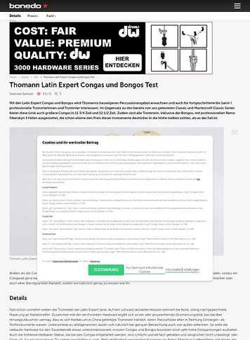 Bonedo.de Thomann Latin Expert Congas und Bongos Bonedo.de Thomann Latin Expert Congas und Bongos