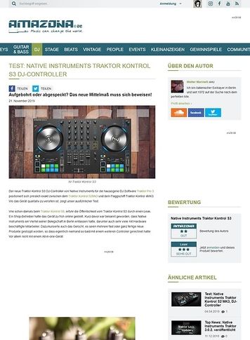 Amazona.de Native Instruments Traktor Kontrol S3 Amazona.de Native Instruments Traktor Kontrol S3