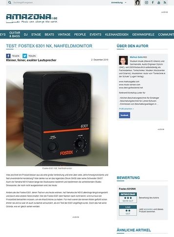 Amazona.de Fostex 6301 NX Amazona.de Fostex 6301 NX