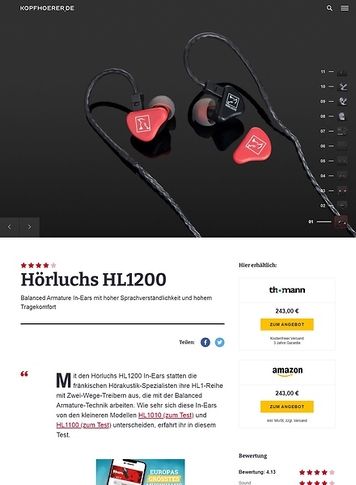 Kopfhoerer.de Hörluchs HL 1200 Kopfhoerer.de Hörluchs HL 1200