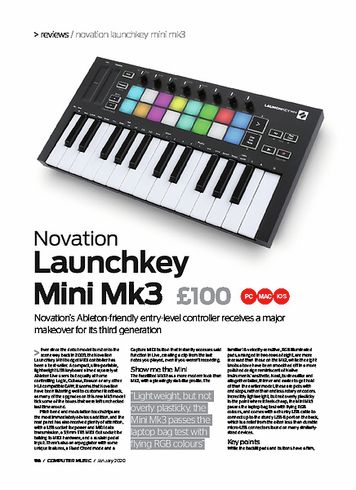 Computer Music Novation Launchkey Mini Mk3 Computer Music Novation Launchkey Mini Mk3