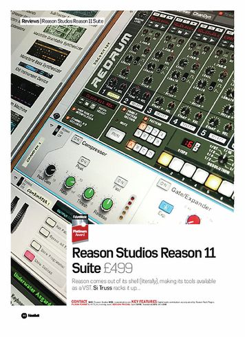 Future Music Reason Studios Reason 11 Suite Future Music Reason Studios Reason 11 Suite