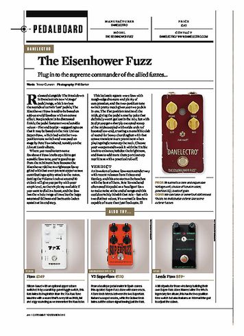 Guitarist Danelectro The Eisenhower Fuzz Guitarist Danelectro The Eisenhower Fuzz