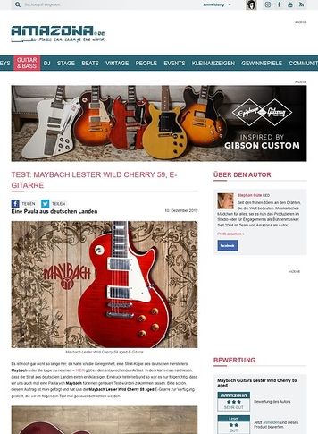 Amazona.de Maybach Lester Wild Cherry 59 Amazona.de Maybach Lester Wild Cherry 59