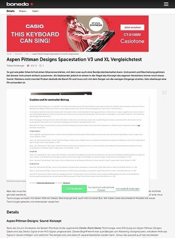 Bonedo.de Vergleichstest: Aspen Pittman Designs Spacestation V3 und XL Bonedo.de Vergleichstest: Aspen Pittman Designs Spacestation V3 und XL