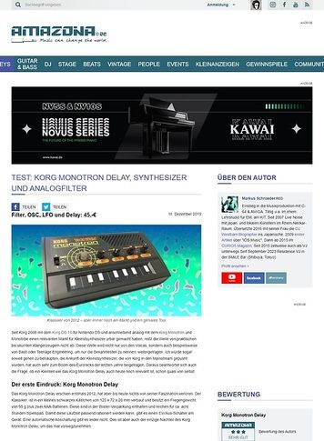Amazona.de Korg Monotron Delay Amazona.de Korg Monotron Delay