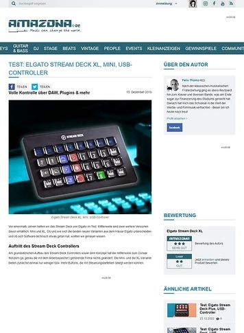 Amazona.de Elgato Stream Deck XL Amazona.de Elgato Stream Deck XL