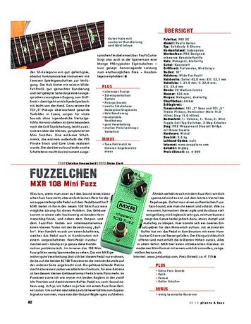 Gitarre & Bass MXR 108 Mini Fuzz Gitarre & Bass MXR 108 Mini Fuzz