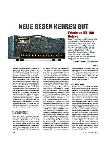 Gitarre & Bass Friedman BE 100 Deluxe Gitarre & Bass Friedman BE 100 Deluxe