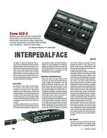 Gitarre & Bass Zoom GCE-3 Gitarre & Bass Zoom GCE-3