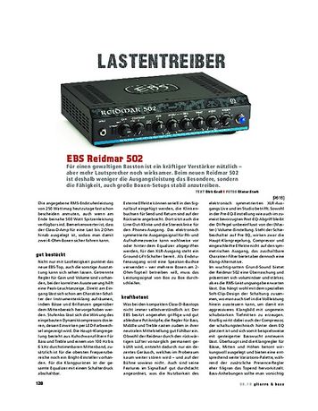 Gitarre & Bass EBS Reidmar 502 Gitarre & Bass EBS Reidmar 502