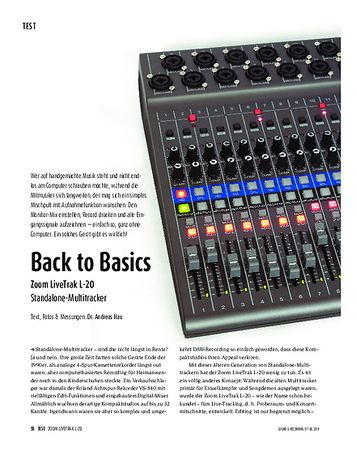 Sound & Recording Zoom LiveTrak L-20 Sound & Recording Zoom LiveTrak L-20