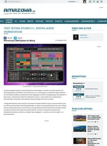 Amazona.de Bitwig Studio 3.1 Amazona.de Bitwig Studio 3.1