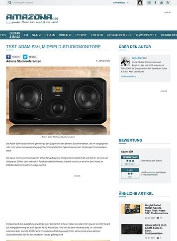 Amazona.de Adam S3H Amazona.de Adam S3H