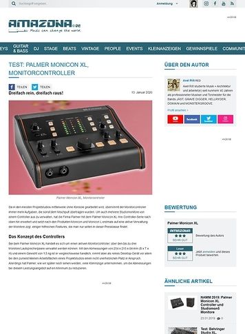 Amazona.de Palmer Monicon XL Amazona.de Palmer Monicon XL