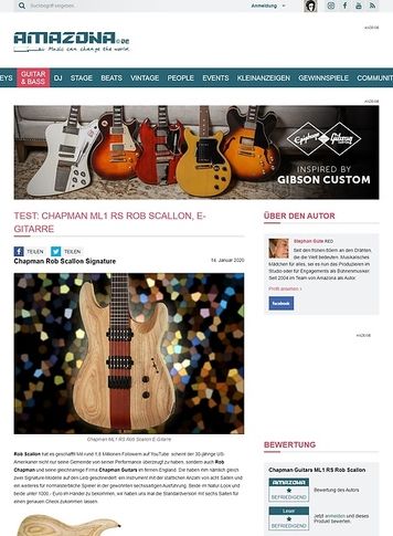 Amazona.de Chapman ML1 RS Rob Scallon Amazona.de Chapman ML1 RS Rob Scallon