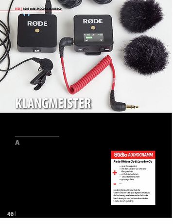 Professional Audio Rode Wireless GO & Lavalier GO Professional Audio Rode Wireless GO & Lavalier GO