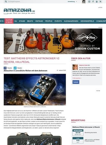 Amazona.de Matthews Effects Astronomer v2 Reverb Amazona.de Matthews Effects Astronomer v2 Reverb