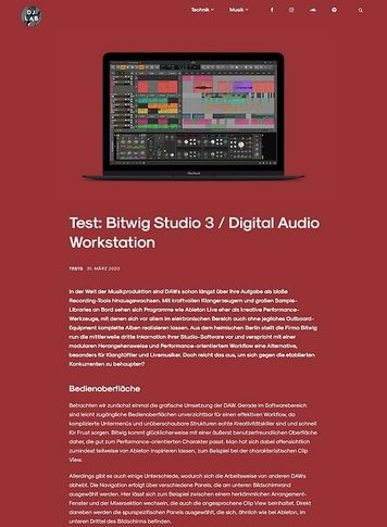 DJLAB Bitwig Studio 3 DJLAB Bitwig Studio 3
