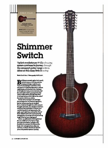 Guitarist Taylor 562CE 12 String V-Class Guitarist Taylor 562CE 12 String V-Class
