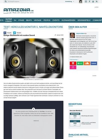 Amazona.de Hercules Monitor 5 Amazona.de Hercules Monitor 5