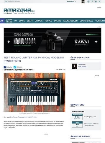Amazona.de Roland Jupiter Xm Amazona.de Roland Jupiter Xm