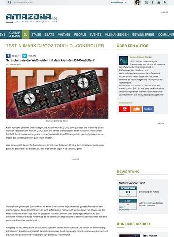 Amazona.de Numark DJ2GO2 Touch Amazona.de Numark DJ2GO2 Touch