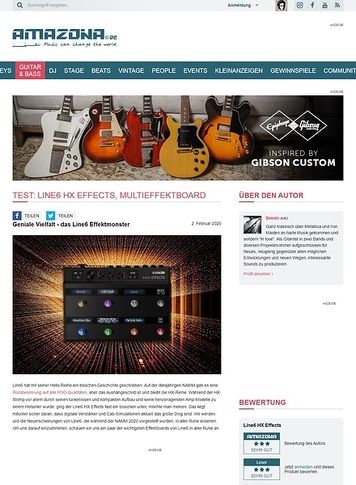 Amazona.de Line6 HX Effects Amazona.de Line6 HX Effects