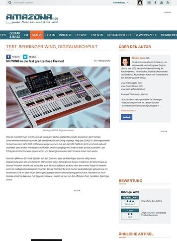 Amazona.de Behringer WING Amazona.de Behringer WING