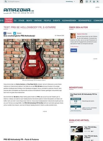 Amazona.de PRS SE Hollowbody Amazona.de PRS SE Hollowbody