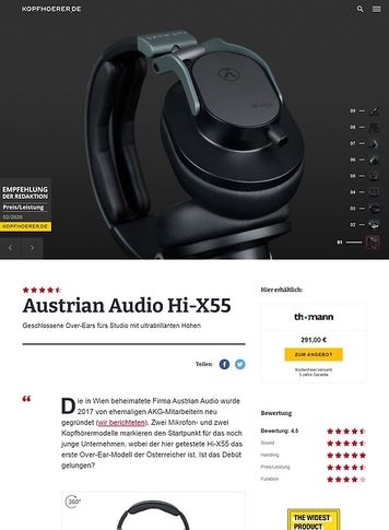 Kopfhoerer.de Austrian Audio Hi-X55 Kopfhoerer.de Austrian Audio Hi-X55