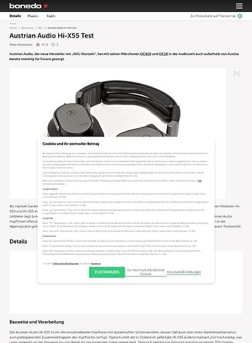 Bonedo.de Austrian Audio Hi-X55 Bonedo.de Austrian Audio Hi-X55